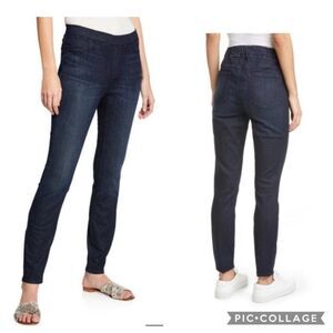 NWT Eileen Fisher Stretch Denim Utility Blue Leggings